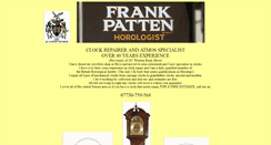 Desktop Screenshot of frankpattenclocks.co.uk